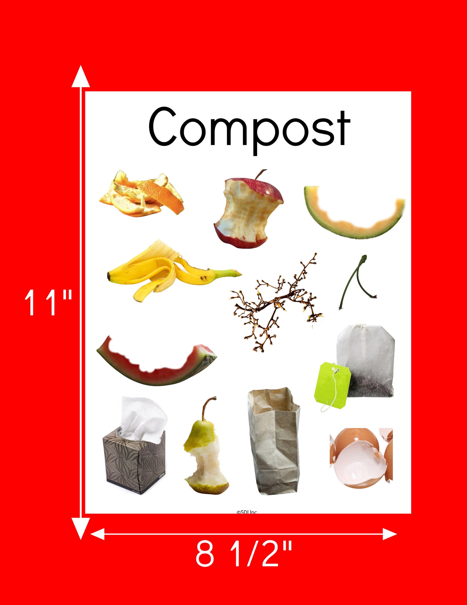 Compost Bin List Sign Composter Chart Classroom Poster Homeschool Compost Bin List Sign Composter Chart Classroom Poster Homeschool