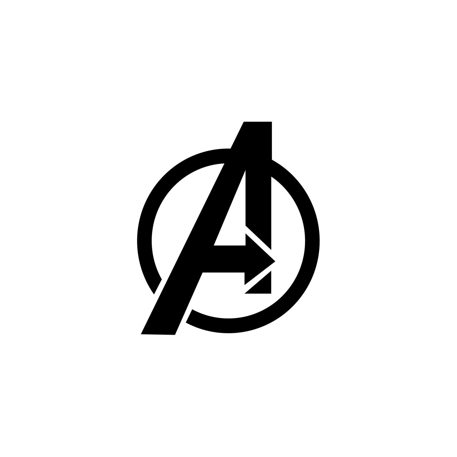 Marvel Avengers Logo Vinyl Decal sticker Etsy
