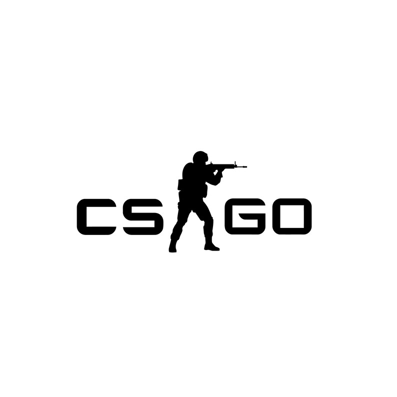 Counter Strike CSGO Logo Vinyl Decal sticker Etsy
