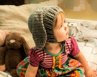 Pattern Only - Barnaby Bunny Bonnet Crochet Pattern