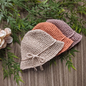 MOTIF UNIQUEMENT Chapeau de soleil au crochet Chapeau de soleil dans le jardin pour bébé et adulte image 1