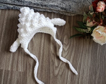 PATTERN ONLY - Little Lamb Bonnet - Right Handed Crochet Pattern for Baby