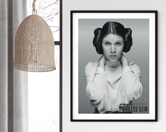 Princess Leia Poster Etsy