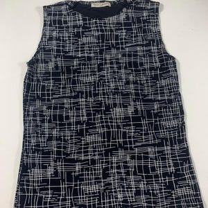 Vintage 90s black white Susan Lawrence petite
