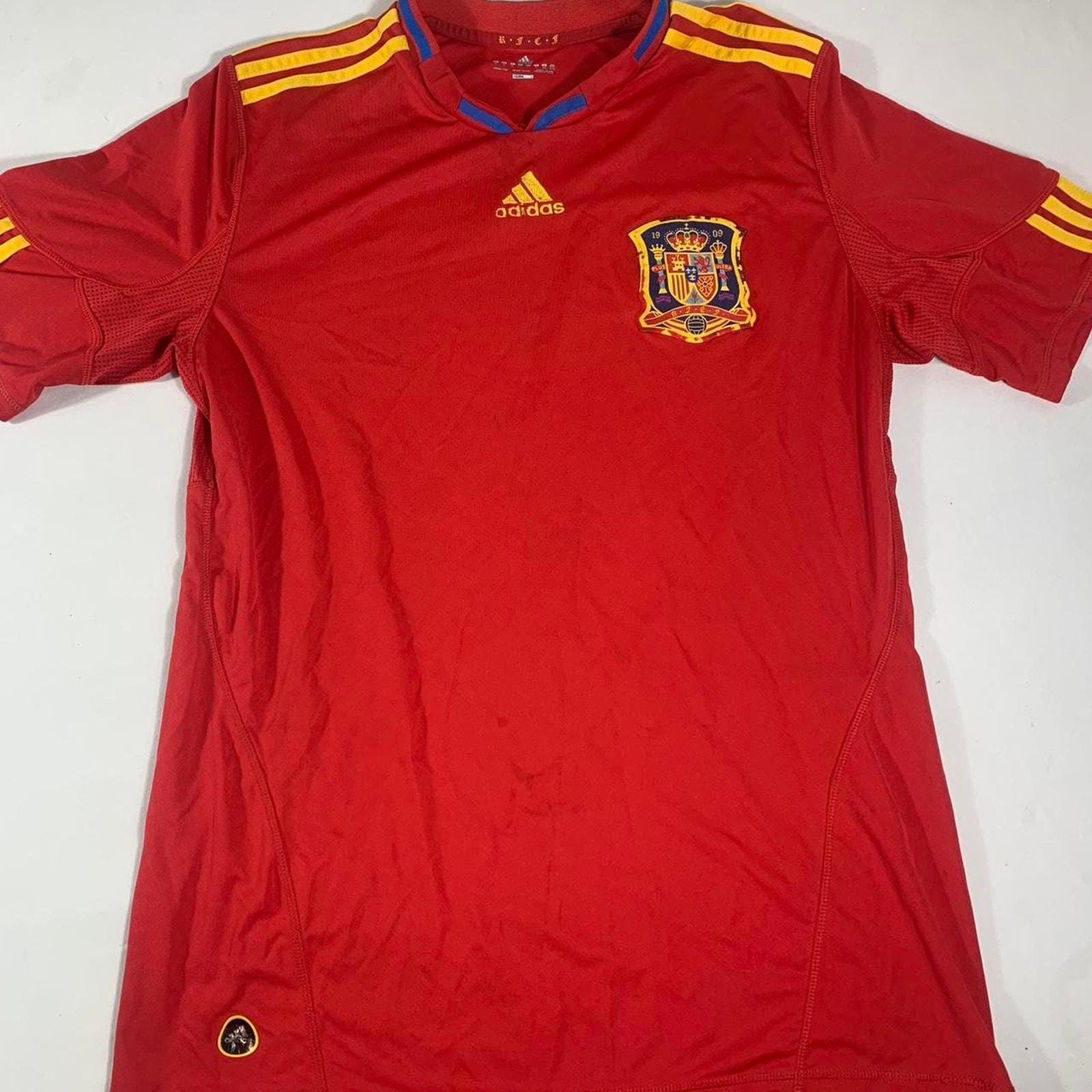 【激レア】ゴールデンサイズ　スペイン代表2010 ワールドカップユニフォーム Spain 2010 World Cup Jersey - Etsy