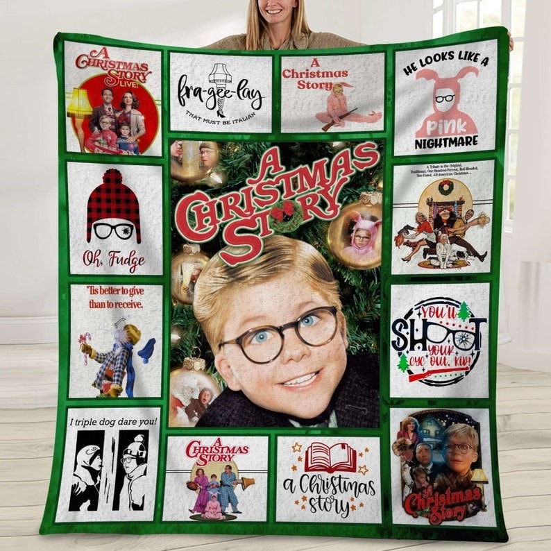 Discover A Christmas Story Fleece Blanket