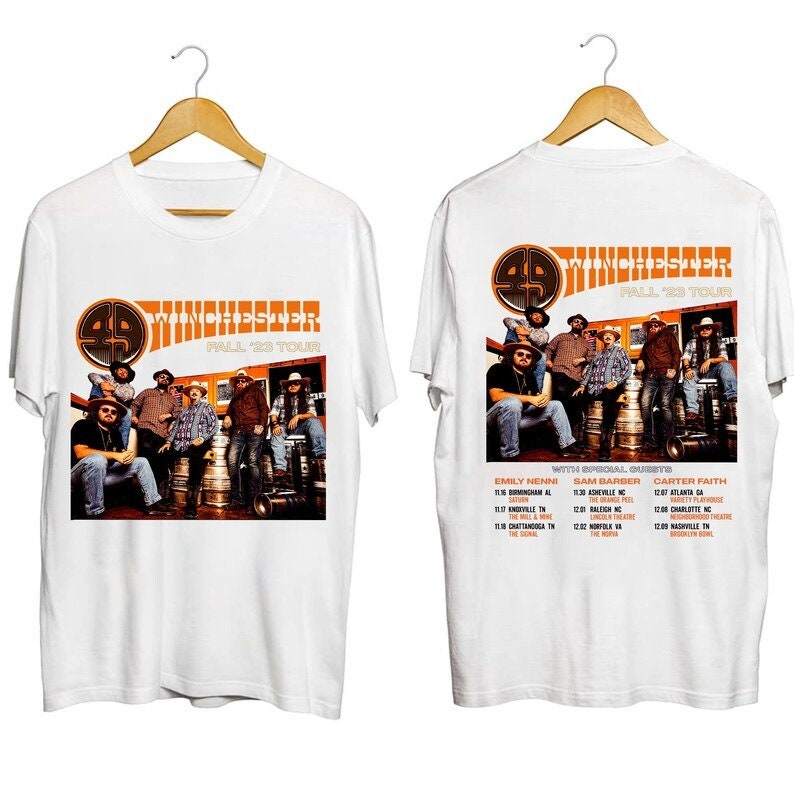 T-shirt 49 Winchester The Wind Tour - Tailles S à 5XL, Neuf Sans étiquette, Personnalisable