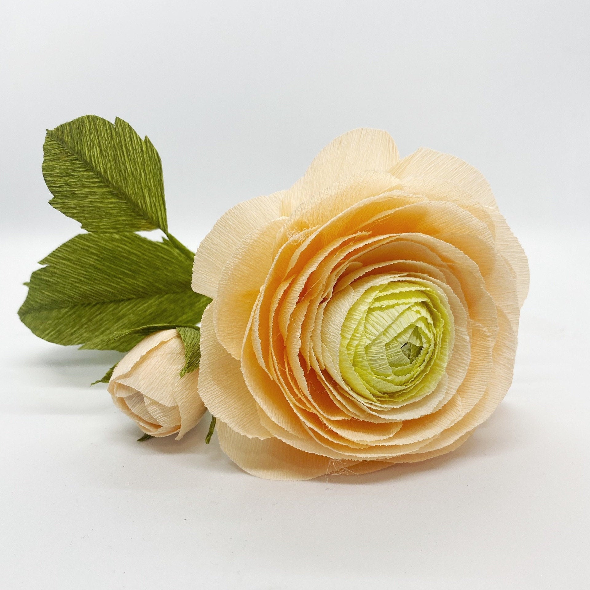 Ranunculus crepe paper flower ranunculus bouquet ranunculus Etsy