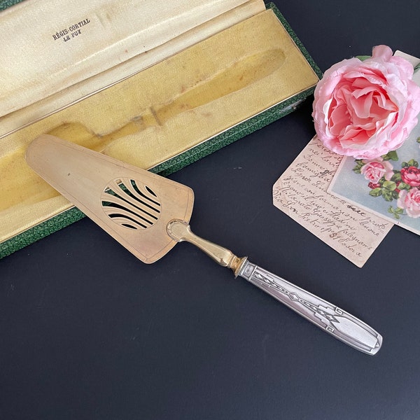 Silver Cake Server Etsy