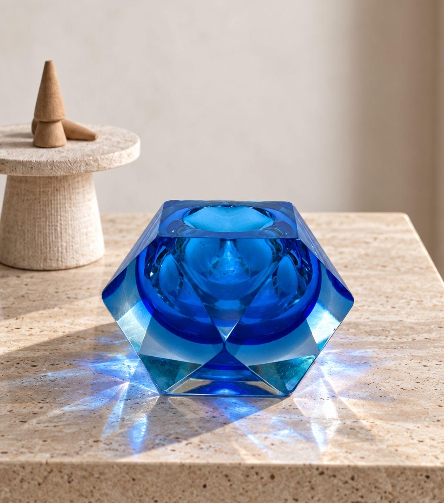 Flavio Poli Murano Glass Ashtray - Etsy
