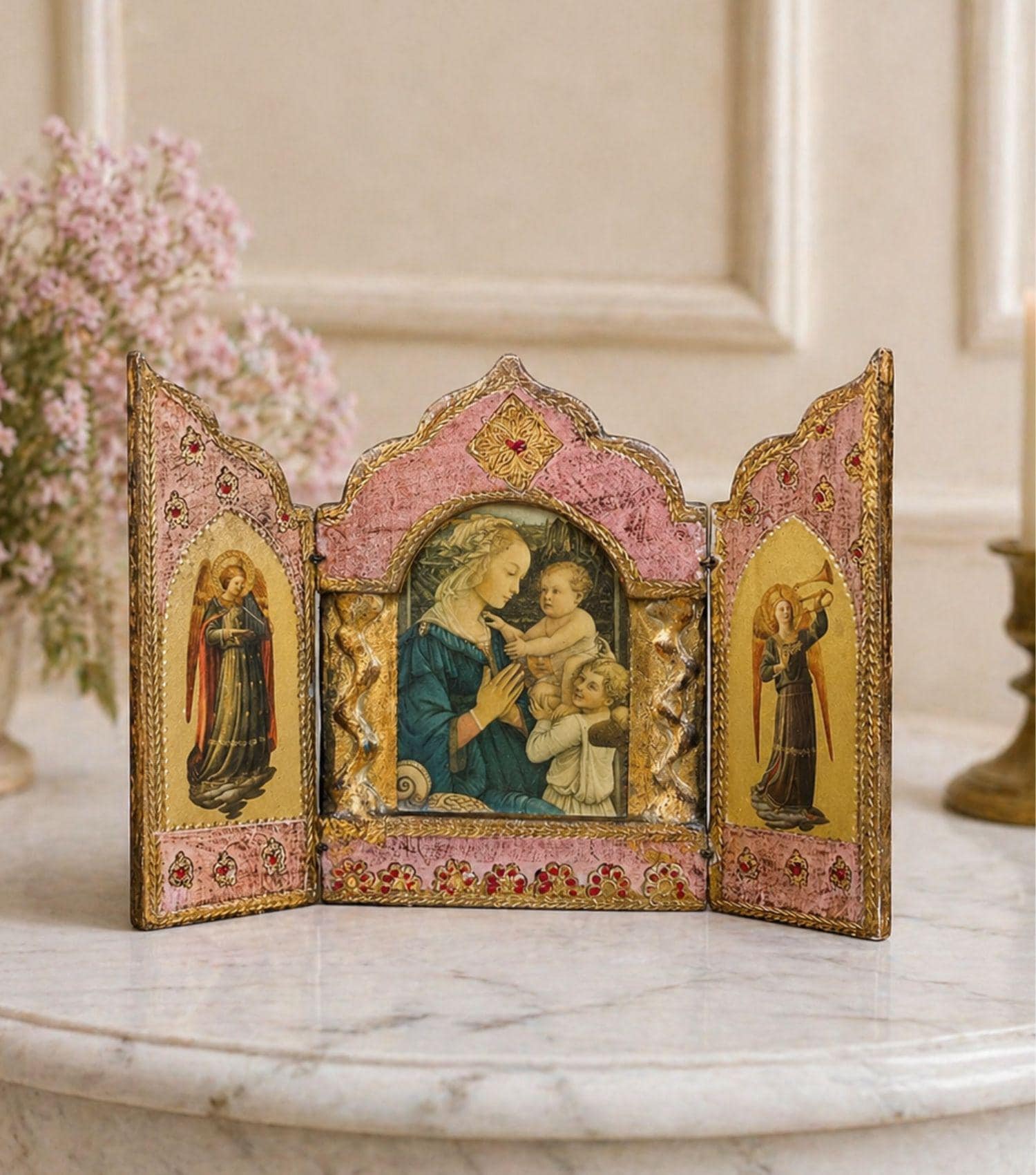 Triptych Madonna - Etsy