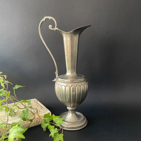 Pewter Vase Etsy