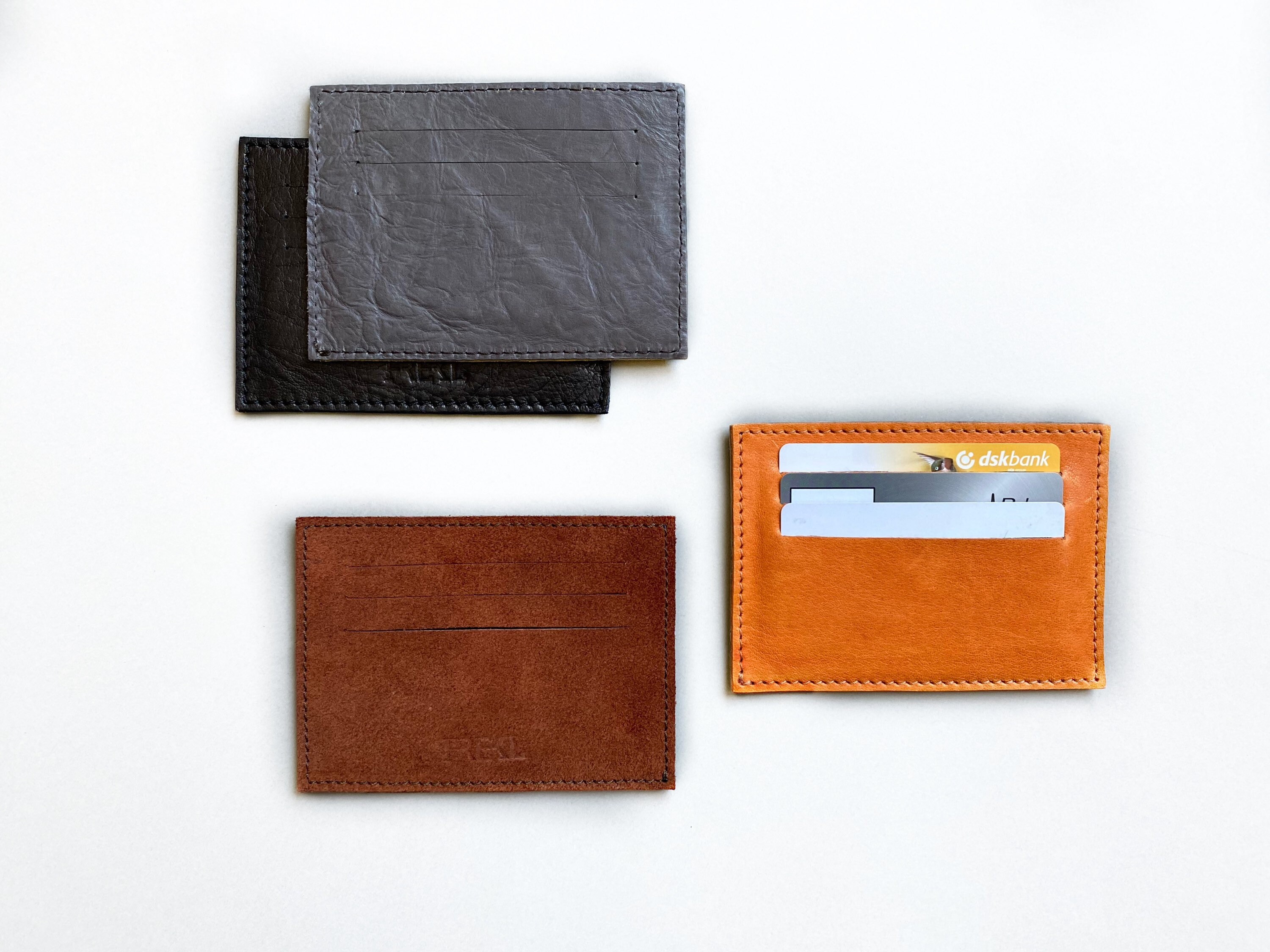 Minimalist Card Holder, Orange Card Holder, Card Sleeve, Credit Card
