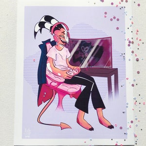Gamer Blitz 21 x 38 cm Print