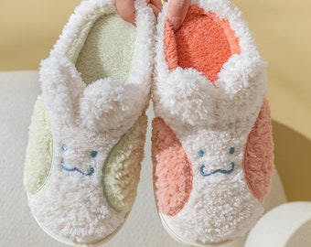 BEDDAN Indoor Cotton Slippers,MAGA-Make America Trap Again Printed Comfortable Soft House Bathroom/Bedroom/Kitchen Shoes