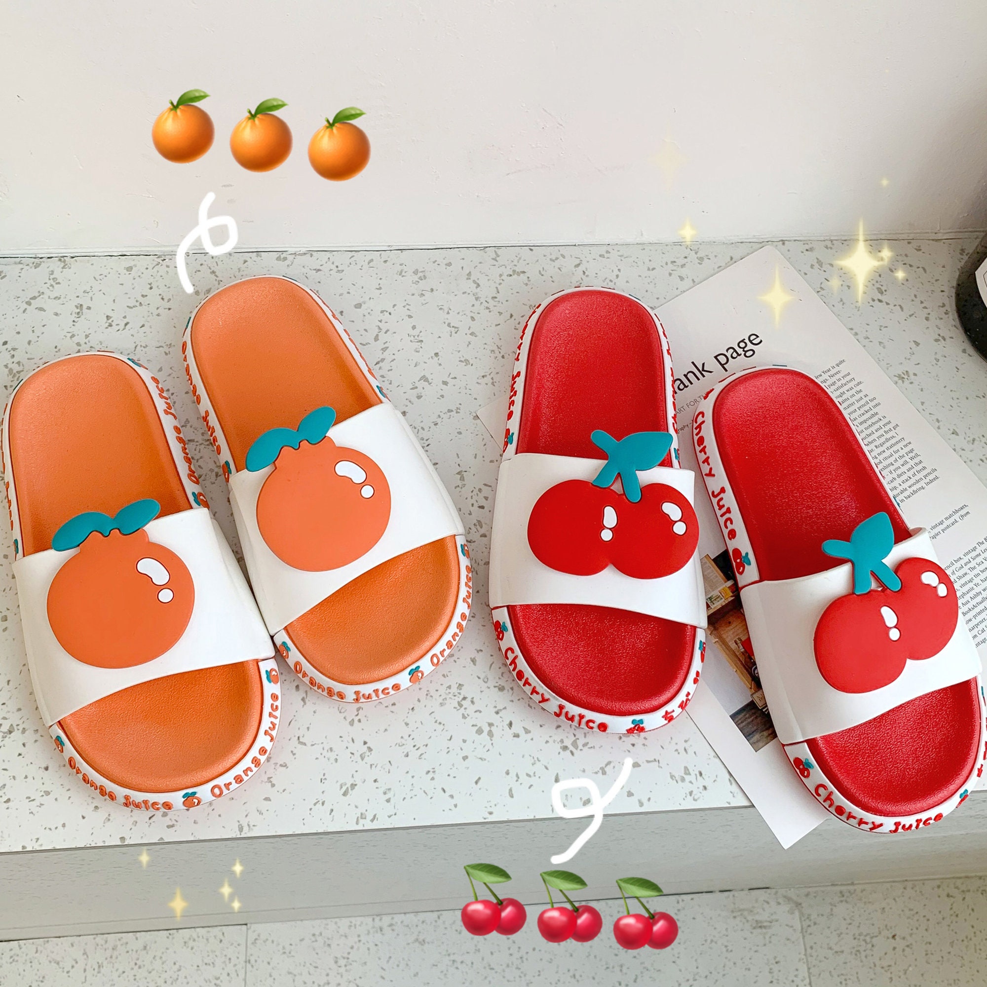 Cute Soft Sole Slippers Summer Women Slippers Casual Style Etsy