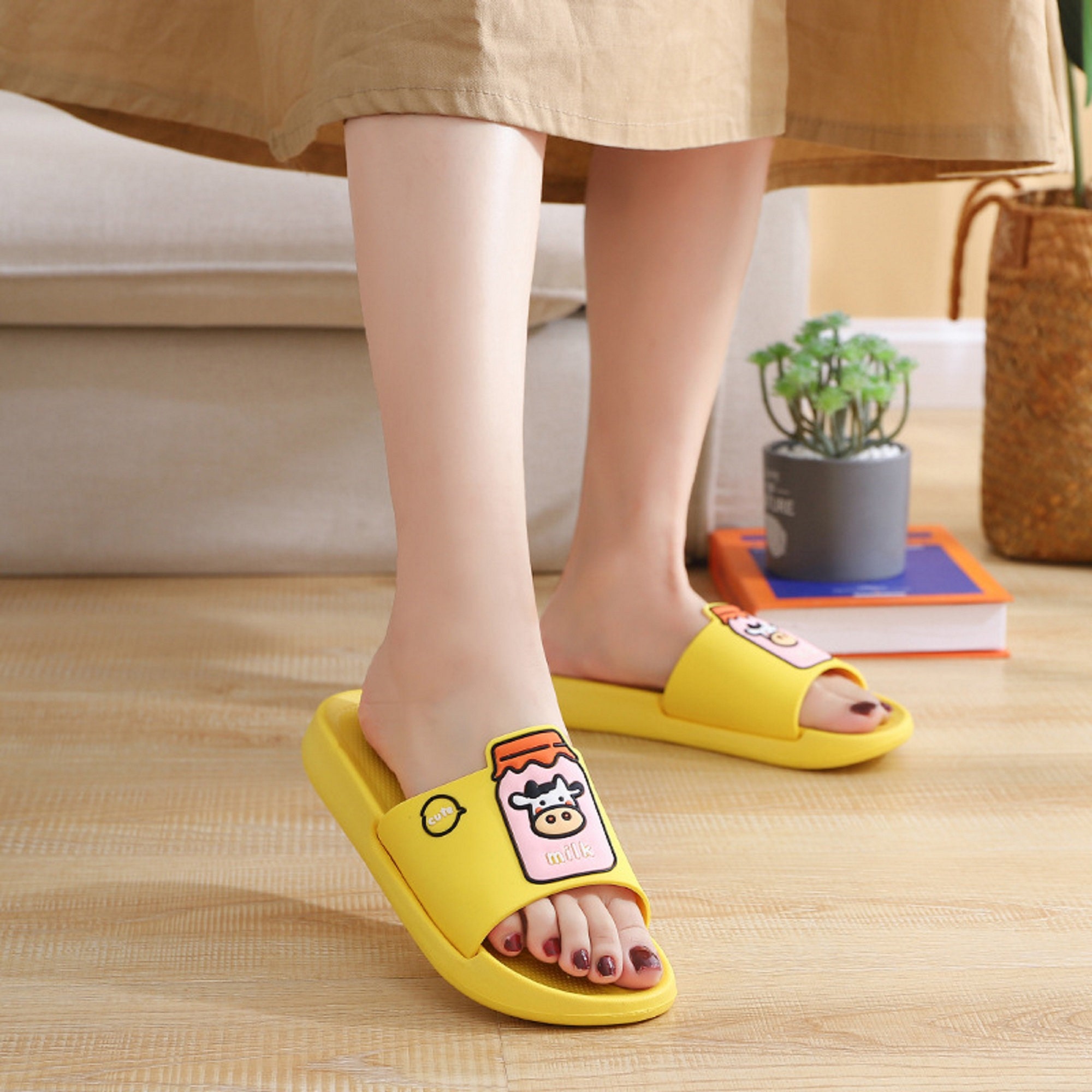 Cute Women Slippers Summer Slippers Outdoor Slippers Casual Etsy