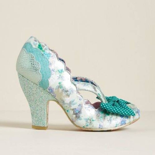 Irregular Choice Mint Blue shoes/ Brand New With Box/ size US 5.5 /UK 36