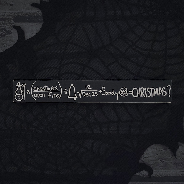 L'étrangeté de Noël avant Noël, plaque décorative de Noël Jacks Christmas Formula 10 po.