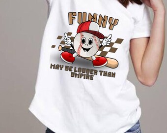 Funny May Be Louder Than The Umpire Png, Game Day Baseball Mama Png, Retro Baseball Mom Png, Baseball Season Png, Game Day Mama Png