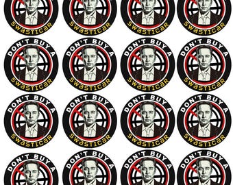 Swasticar Sticker Sheet | Don't Buy Swasticar Sticker Sheet | Anti-Elon, Anti-Tesla, Anti-Cybertruck | Swastikar Protest | Digital Download