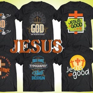 Christian SVG PNG Bundle, Christianity Shirt design, Religious svg Cut Files, Faith-Based Sayings, Christian Quote Png, Digital