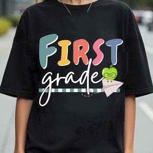 Insegnante di prima elementare PNG, Ritorno a scuola prima elementare PNG, Regalo di ringraziamento per l&#39;insegnante, Scuola elementare carina, Fiocco civetta PNG, Download digitale