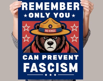 No Kings In America Since 1776 Protest Sign PRINTABLE, Anti-Trump Protest Poster For March, Digital Download, Political Activist Rally Sign