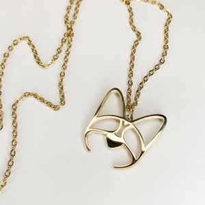 Corgi Necklace | gold plated necklace | cute dog necklace