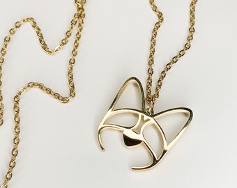 Corgi Necklace | gold plated necklace | cute dog necklace