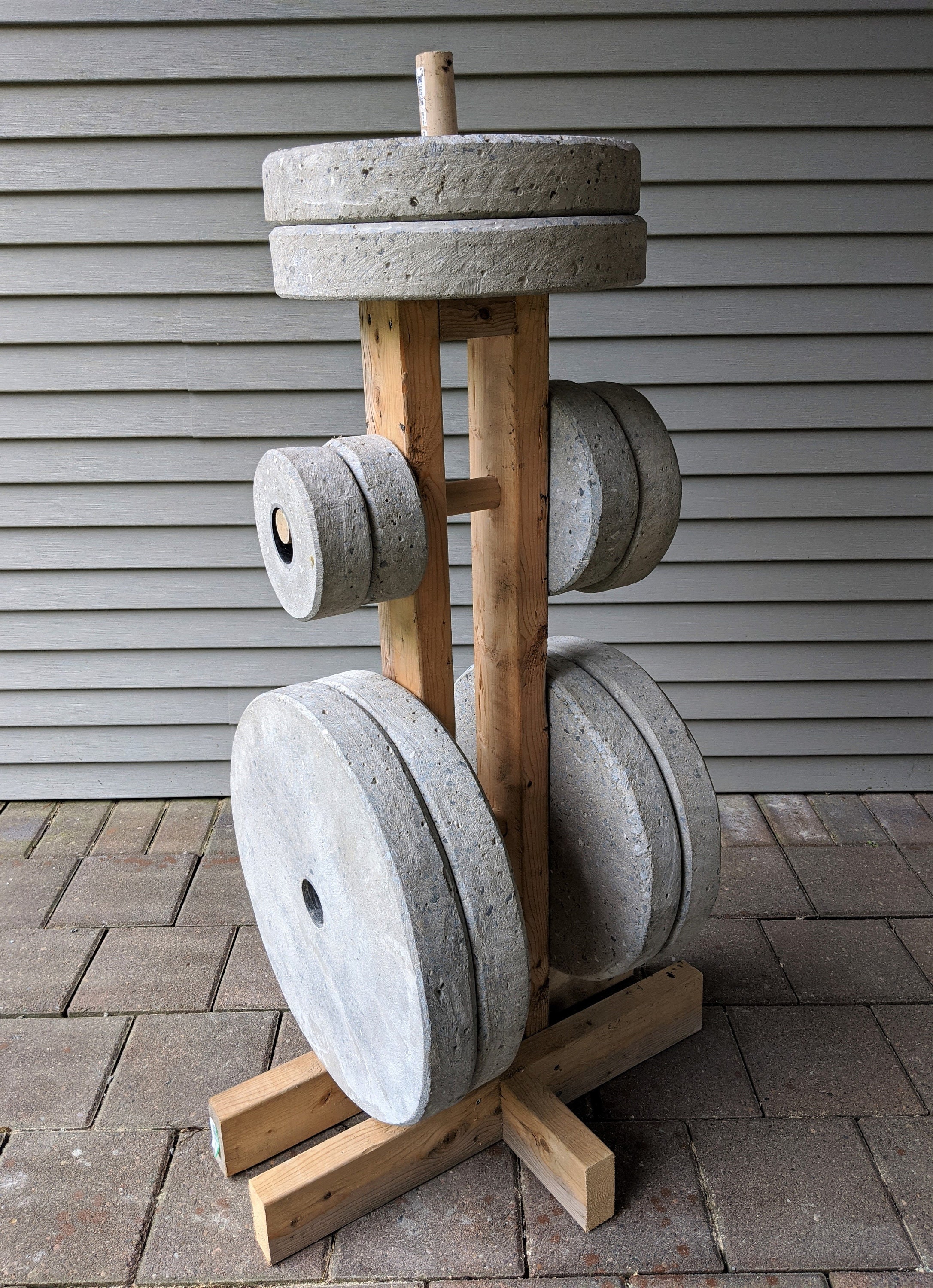 Buy How to Make Olympic Concrete Weight Plates DIY Guide Homemade