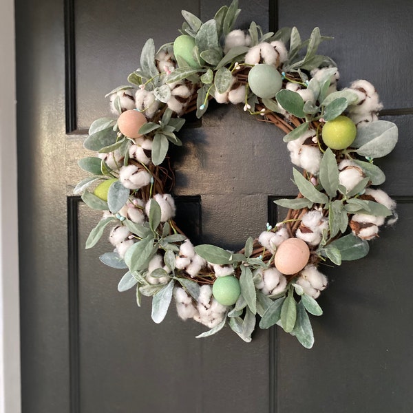 Easter Egg Wreath Etsy