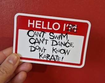 Hello, I'm Not Okay - Emo Glossy Vinyl Sticker