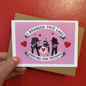 Trio alcaline - détective privé - carte de voeux Emo A6 pour la Saint-Valentin - Illustration - cadeau