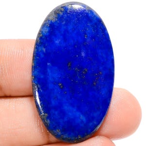 Cabochon de lapis-lazuli naturel, forme ovale, pierre précieuse de guérison 35X21X4 mm, pierre de cristal de lapis-lazuli de 35 carats pour la fabrication de bijoux