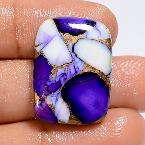 Cabochon turquoise de guérison de pierres précieuses turquoise de cuivre violet Pierre turquoise de cuivre violet cristal turquoise pour la fabrication de bijoux