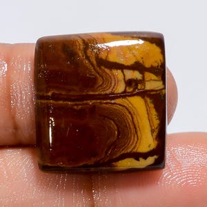 Pietra preziosa sciolta cabochon di diaspro naturale dell'Outback per la creazione di gioielli, dimensioni 19X18X4 mm