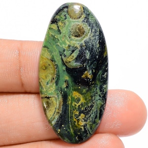 Pierre naturelle de jaspe étoilée de forme ovale, belle forme ovale, cristal de jaspe étoilé, pierre en vrac 39X19X3 mm 29 carats pour la fabrication de bijoux