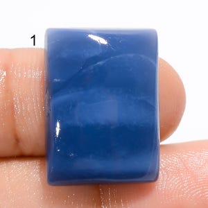 Pedra preciosa natural owyhee blue opal Alucinante owyhee blue opal cabochão owyhee blue opal Pedra solta para fazer joias (pedra como imagem