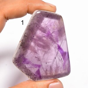 Natural Trapiche Amethyst Slice Gemstone Slice Amethyst Cabochon Purple Amethyst Slice Stone Amethyst Crystal For Making Jewelry