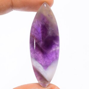 Natural Amethyst Gemstone Marquise Shape Amethyst Cabochon Crystal Amethyst Stone 48X17X5 mm 32 Carat Amethyst For Making Jewelry