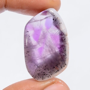 Natural Trapiche Amethyst Slice Gemstone Slice Amethyst Crystal 32X19X5 mm 28 Carat Purple Amethyst Slice Stone Amethyst For Making Jewelry