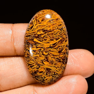Cabochon de Mariam Jasper naturel en vrac Belle pierre précieuse de Mariam Jasper Pierre de Mariam Jasper pour la fabrication de bijoux (pierre comme image