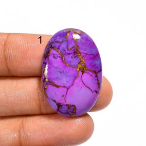 Mélange de pierres précieuses turquoise en cuivre violet en forme de cabochon turquoise Pierre turquoise violette en cristal de cuivre turquoise pour la fabrication de bijoux