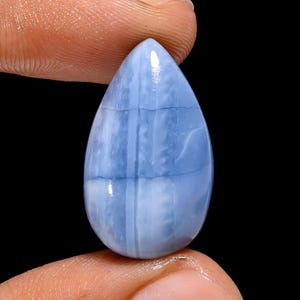 Natürliche Owyhee Blue Opal Edelstein Birnenform Owyhee Blue Opal Cabochon 24X14X7 mm 16 Karat Owyhee Blue Opal Lose Stein für die Herstellung von Schmuck