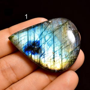 Natural Blue Fire Labradorite Cabochon, Loose Gemstone, Labradorite Gemstone, Labradorite Stone For Making Jewelry Gift For Her (As Picture