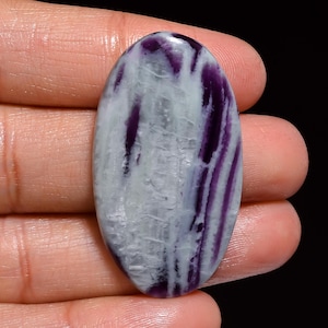 Pietra preziosa naturale di Kemmererite, forma ovale, cabochon di Kemmererite, 39X22X5 mm, cristallo di Kemmererite da 37 carati, pietra di Kemmererite per la creazione di pietre