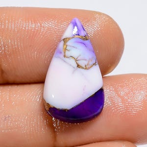 Cabochon turquoise de guérison de pierres précieuses turquoise de cuivre violet Pierre turquoise de cuivre violet cristal turquoise pour la fabrication de bijoux