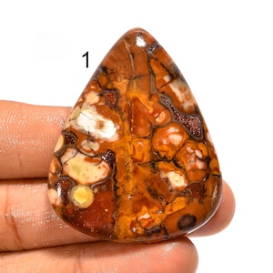 Cabochon de jaspe oeil d'oiseau naturel pierres précieuses en vrac belles pierres de cristal de jaspe oeil d'oiseau cristal de jaspe pour fabriquer des bijoux