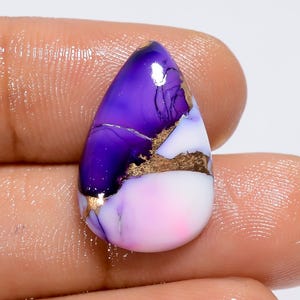 Cabochon turquoise de guérison de pierres précieuses turquoise de cuivre violet Pierre turquoise de cuivre violet cristal turquoise pour la fabrication de bijoux